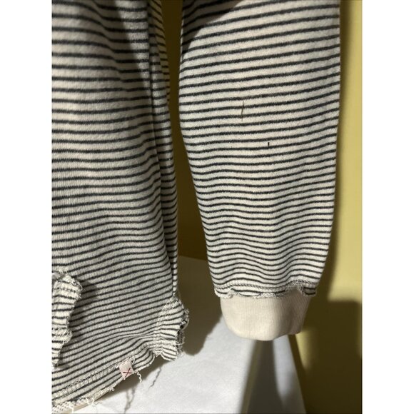 TOO COOL RESORT WEAR Pet Adopt Striped Beach French Terry Hoodie Sweatshirt XL - Picture 4 of 11